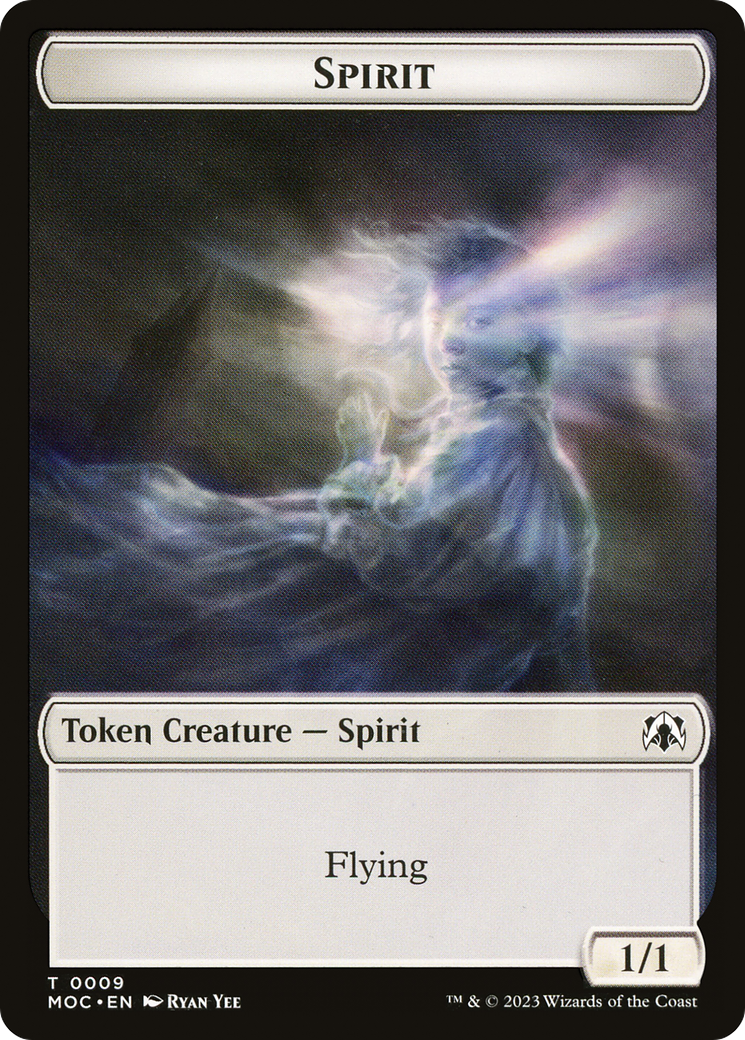 Image of Spirit (TMOC-009) - March of the Machine Commander Tokens