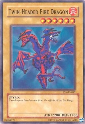 Image of Twin-Headed Fire Dragon (PSV-EN042) - Pharaoh's Servant (Worldwide English) Unlimited