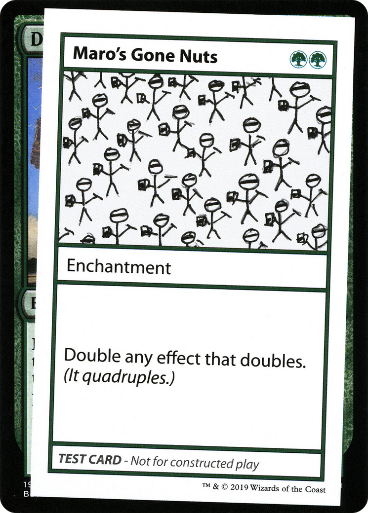 Image of Maro's Gone Nuts (No PW Symbol) (CMB1-) - Mystery Booster Playtest Cards 2021