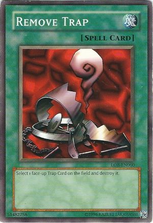 Image of Remove Trap (LOB-EN060) - Legend of Blue Eyes White Dragon (Worldwide English) Unlimited