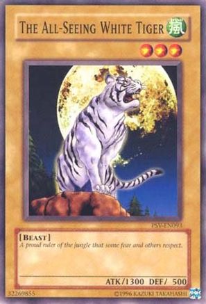 Image of The All-Seeing White Tiger (PSV-EN093) - Pharaoh's Servant (Worldwide English) Unlimited
