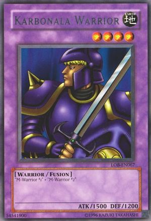 Image of Karbonala Warrior (LOB-EN067) - Legend of Blue Eyes White Dragon (Worldwide English) Unlimited