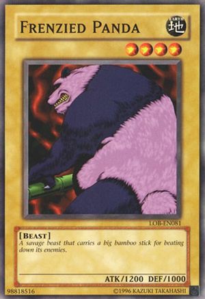 Image of Frenzied Panda (LOB-EN081) - Legend of Blue Eyes White Dragon (Worldwide English) Unlimited