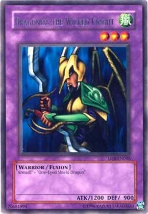Image of Dragoness the Wicked Knight (LOB-EN086) - Legend of Blue Eyes White Dragon (Worldwide English) Unlimited