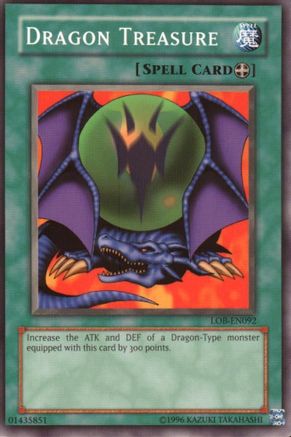 Image of Dragon Treasure (LOB-EN092) - Legend of Blue Eyes White Dragon (Worldwide English) Unlimited