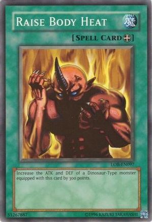 Image of Raise Body Heat (LOB-EN097) - Legend of Blue Eyes White Dragon (Worldwide English) Unlimited