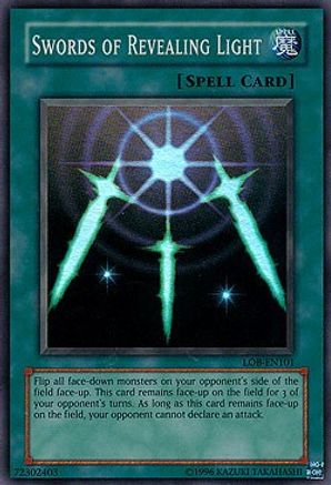 Image of Swords of Revealing Light (LOB-EN101) - Legend of Blue Eyes White Dragon (Worldwide English) Unlimited