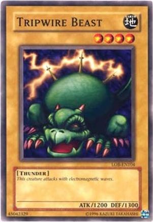 Image of Tripwire Beast (LOB-EN104) - Legend of Blue Eyes White Dragon (Worldwide English) Unlimited
