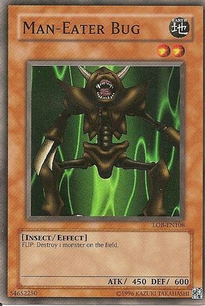 Image of Man-Eater Bug (LOB-EN108) - Legend of Blue Eyes White Dragon (Worldwide English) Unlimited