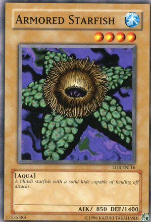 Image of Armored Starfish (LOB-EN116) - Legend of Blue Eyes White Dragon (Worldwide English) Unlimited