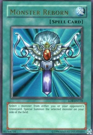 Image of Monster Reborn (LOB-EN118) - Legend of Blue Eyes White Dragon (Worldwide English) Unlimited