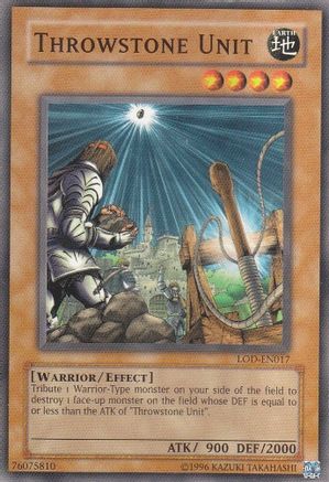 Image of Throwstone Unit (LOD-EN017) - Legacy of Darkness (Worldwide English) Unlimited