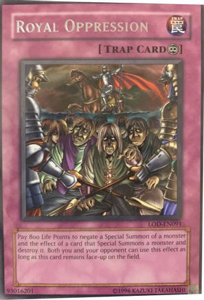 Image of Royal Oppression (LOD-EN091) - Legacy of Darkness (Worldwide English) Unlimited