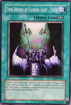 Image of Twin Swords of Flashing Light - Tryce (DCR-EN037) - Dark Crisis (Worldwide English) Unlimited