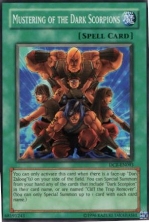 Image of Mustering of the Dark Scorpions (DCR-EN093) - Dark Crisis (Worldwide English) Unlimited