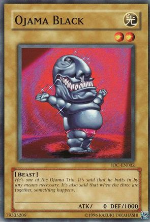 Image of Ojama Black (IOC-EN002) - Invasion of Chaos (Worldwide English) Unlimited