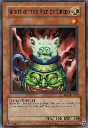 Image of Spirit of the Pot of Greed (IOC-EN009) - Invasion of Chaos (Worldwide English) Unlimited