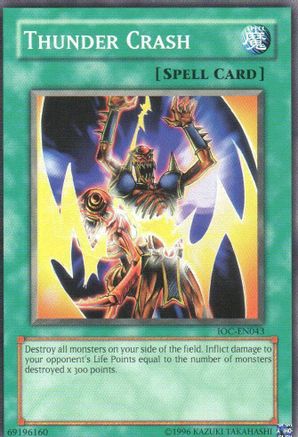 Image of Thunder Crash (IOC-EN043) - Invasion of Chaos (Worldwide English) Unlimited