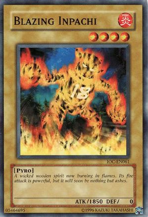 Image of Blazing Inpachi (IOC-EN061) - Invasion of Chaos (Worldwide English) Unlimited