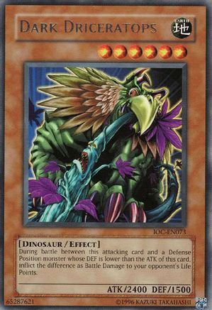 Image of Dark Driceratops (IOC-EN073) - Invasion of Chaos (Worldwide English) Unlimited