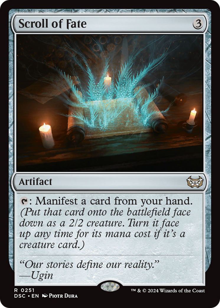 Image of Scroll of Fate (DSC-251) - Duskmourn: House of Horror Commander