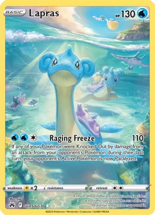 Image of Lapras GG05/GG70  - Holofoil Crown Zenith Galarian Gallery - Ultra Rare