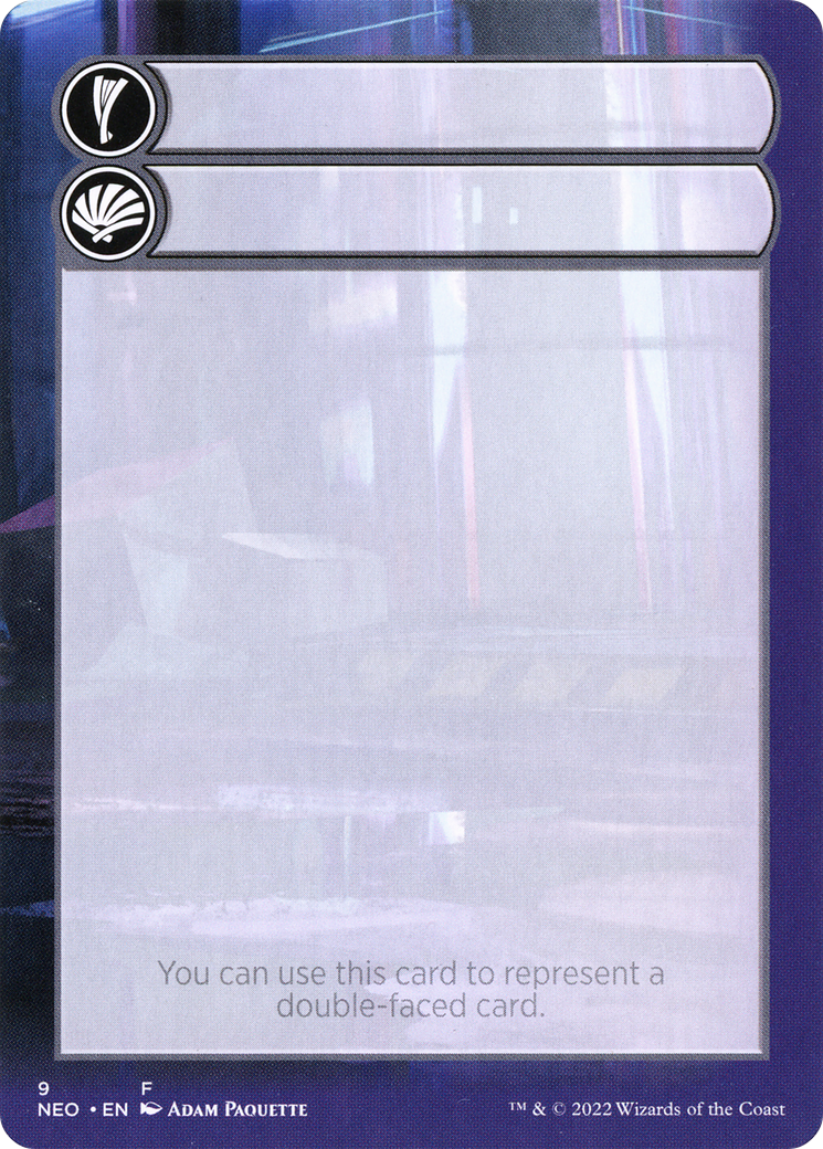 Image of Double-Faced Substitute Card (SNEO-009) - Kamigawa: Neon Dynasty Substitute Cards (Borderless)