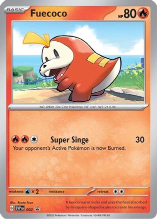 Image of Fuecoco 002  - Holofoil SV Scarlet & Violet Promo Cards - Promo