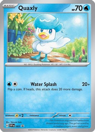 Image of Quaxly 003  - Holofoil SV Scarlet & Violet Promo Cards - Promo