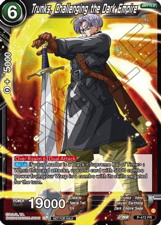 Image of Trunks, Challenging the Dark Empire (Z03 Dash Pack) (P-472) - Promotion Cards Foil