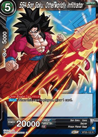 Image of SS4 Son Goku, Otherworldly Infiltrator (BT20-122) - Power Absorbed Foil