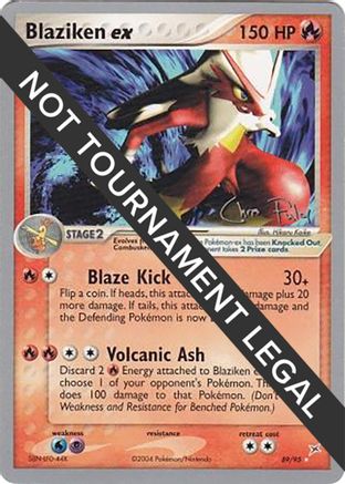 Image of Blaziken ex - 2004 (Chris Fulop) 089  World Championship Decks - Ultra Rare