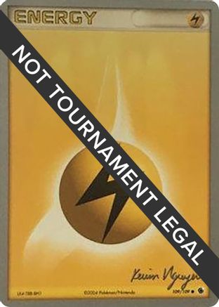 Image of Lightning Energy - 2004 (Kevin Nguyen) 109  World Championship Decks - Common