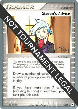 Image of Steven's Advice - 2004 (Chris Fulop) 092  World Championship Decks - Uncommon