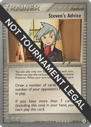 Image of Steven's Advice - 2004 (Kevin Nguyen) 092  World Championship Decks - Uncommon