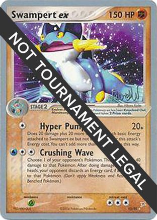 Image of Swampert ex - 2004 (Reed Weichler) 095  World Championship Decks - Ultra Rare