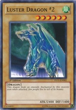 Image of Luster Dragon #2 (YS11-EN002) - Starter Deck: Dawn of the Xyz 1st Edition