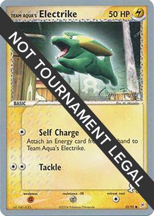 Image of Team Aqua's Electrike - 2004 (Chris Fulop) 027  World Championship Decks - Uncommon