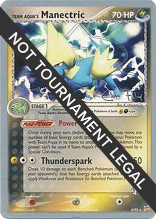 Image of Team Aqua's Manectric 004  World Championship Decks - Holo Rare