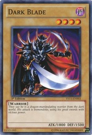 Image of Dark Blade (YS11-EN003) - Starter Deck: Dawn of the Xyz 1st Edition