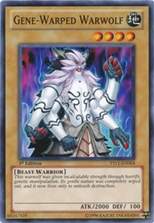 Image of Gene-Warped Warwolf (YS11-EN004) - Starter Deck: Dawn of the Xyz 1st Edition