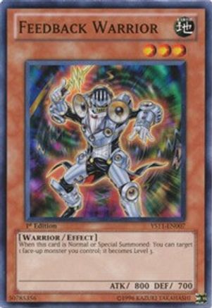 Image of Feedback Warrior (YS11-EN007) - Starter Deck: Dawn of the Xyz 1st Edition