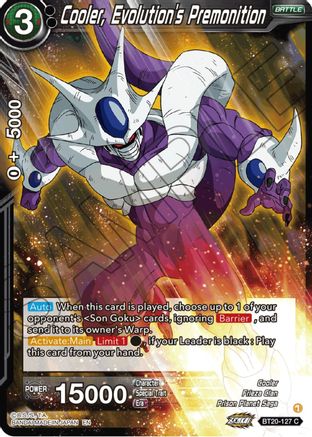 Image of Cooler, Evolution's Premonition (BT20-127) - Power Absorbed