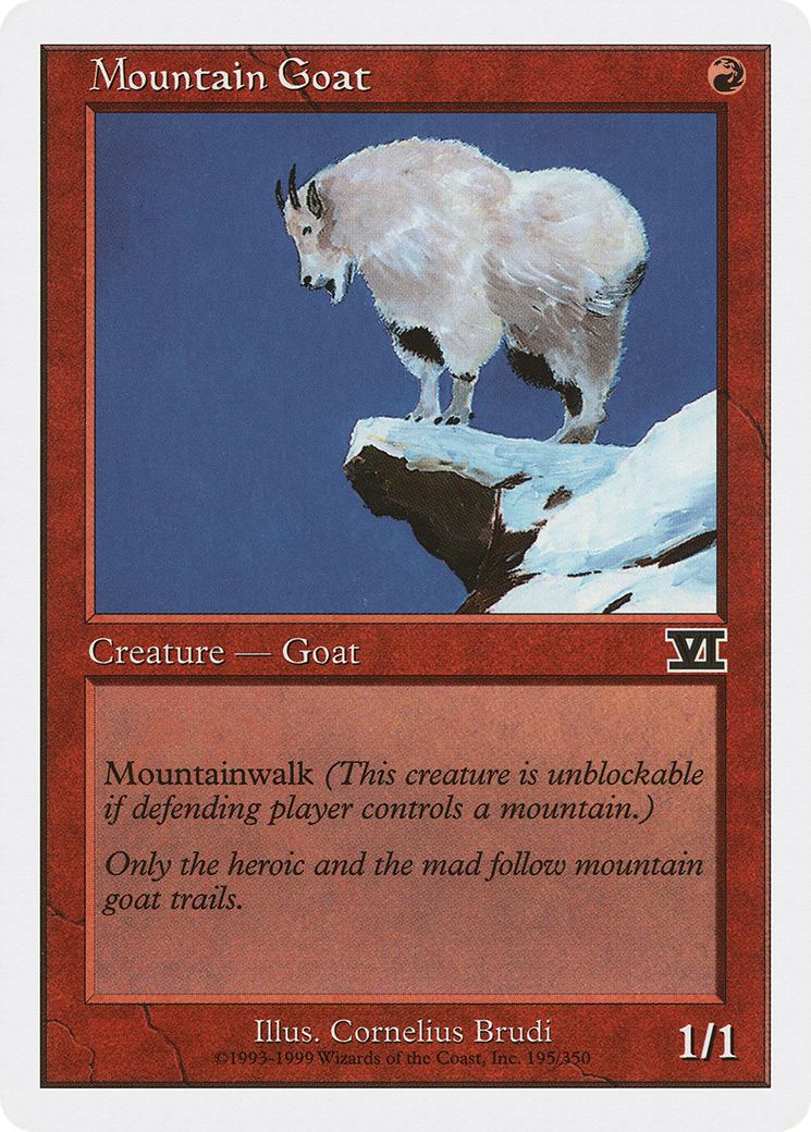 Image of Mountain Goat (6ED-195) - Classic Sixth Edition