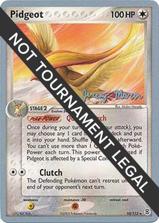 Image of Pidgeot - 2005 (Jeremy Maron) 010  World Championship Decks - Rare