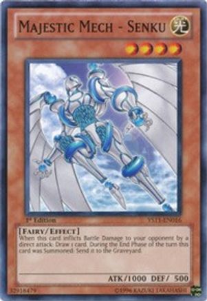 Image of Majestic Mech - Senku (YS11-EN016) - Starter Deck: Dawn of the Xyz 1st Edition