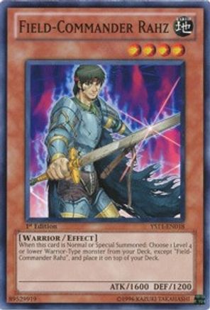 Image of Field-Commander Rahz (YS11-EN018) - Starter Deck: Dawn of the Xyz 1st Edition