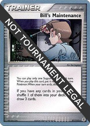 Image of Bill's Maintenance - 2006 (Jimmy Ballard) 087  World Championship Decks - Uncommon