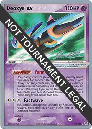 Image of Deoxys ex - 2006 (Jason Klaczynski) 093  World Championship Decks - Ultra Rare