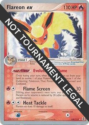 Image of Flareon ex - 2006 (Jimmy Ballard) 108  World Championship Decks - Ultra Rare